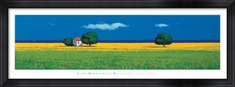 Framed Campagna Mediterranea Print