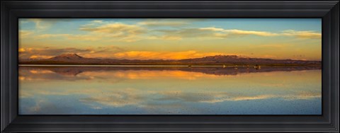 Framed Salar de Uyuni Reflections, Altiplano, Bolivia Print