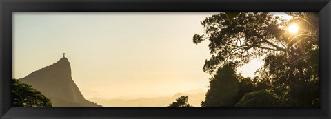 Framed View from Chinese pavilion, Rio de Janeiro, Brazil Print