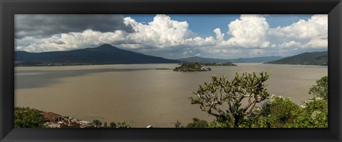 Framed Janitzio Island, Lake Patzcuaro, Mexico Print