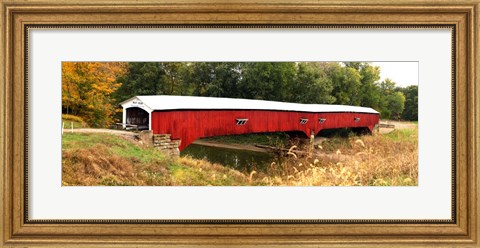 Framed West Union Covered Bridge, Indiana Print