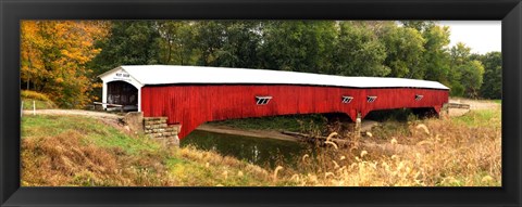 Framed West Union Covered Bridge, Indiana Print