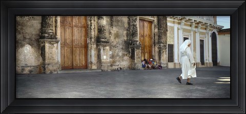 Framed Iglesia de La Merced church, Granada, Nicaragua Print