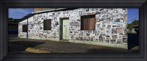 Framed Facade of a Building, Canton of Carrillo, Guanacaste, Costa Rica Print