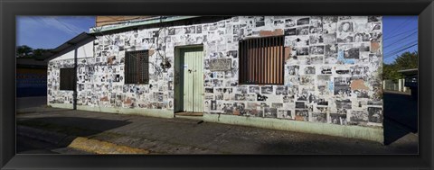 Framed Facade of a Building, Canton of Carrillo, Guanacaste, Costa Rica Print