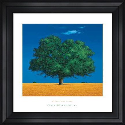 Framed Albero Nei Campi Print