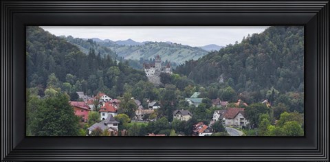 Framed Bran Castle, Bran, Brasov County, Transylvania, Romania Print