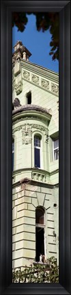 Framed Building in Transylvania, Romania Print