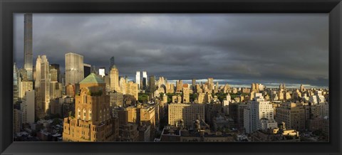 Framed Midtown Manhattan Sky, Early Morning Print