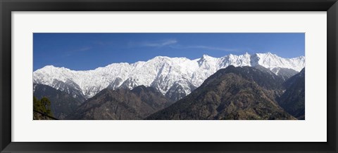 Framed Dhauladhar Mountain Range, India Print