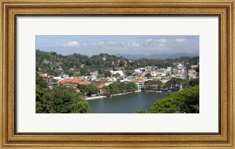 Framed Downtown Kandy, Sri Lanka Print