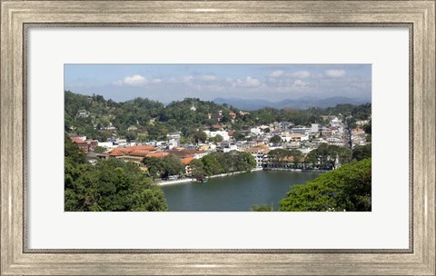 Framed Downtown Kandy, Sri Lanka Print