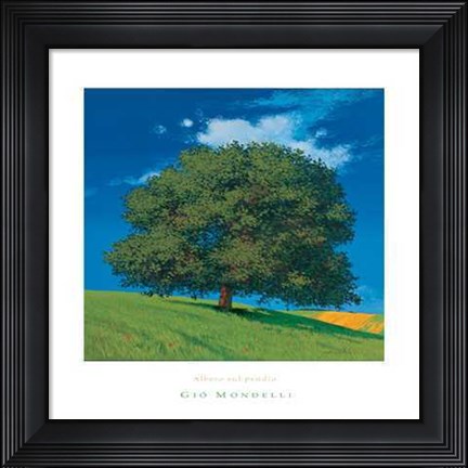 Framed Albero Sul Pendio Print