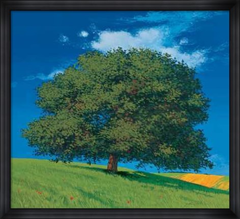 Framed Albero Sul Pendio Print
