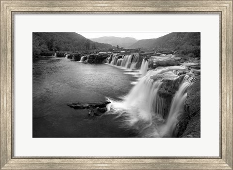 Framed New River Falls, West Virginia Print