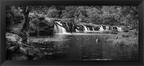 Framed Pool at New River Falls, West Virginia Print