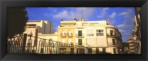 Framed Buildings in Barcelona, Spain Print