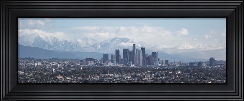 Framed Clouds over Los Angeles, California Print