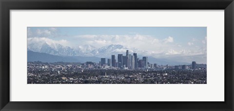 Framed Clouds over Los Angeles, California Print