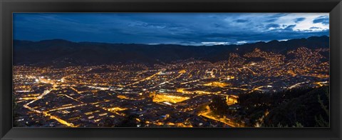 Framed Saksaywaman, Cusco, Peru Print