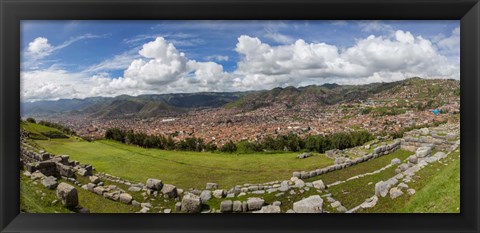 Framed Saksaywaman, Cusco, Peru Print