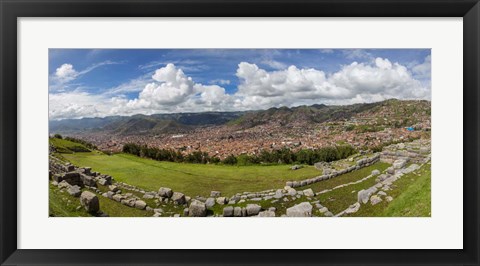 Framed Saksaywaman, Cusco, Peru Print