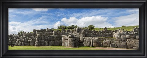 Framed Saksaywaman, Urubamba Province, Cusco Region, Peru Print
