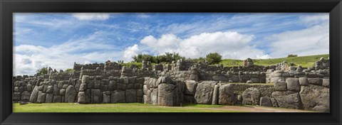 Framed Saksaywaman, Urubamba Province, Cusco Region, Peru Print