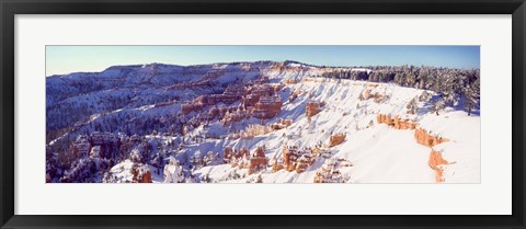 Framed Bryce Canyon with Snow, Utah Print