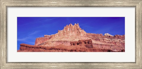 Framed Blue Sky over Rock Formations, Capitol Reef National Park, Utah Print