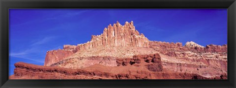 Framed Blue Sky over Rock Formations, Capitol Reef National Park, Utah Print