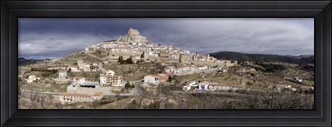 Framed Morella, Spain Print