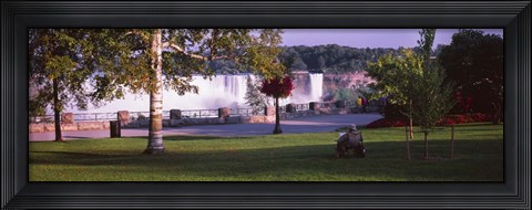 Framed Gardens on Canadian Side of Falls, Niagara Falls, Canada Print
