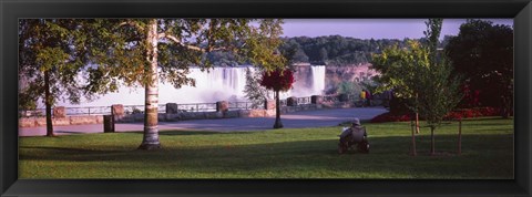 Framed Gardens on Canadian Side of Falls, Niagara Falls, Canada Print