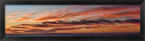 Framed Clouds Over Sea at Sunset, Cabo San Lucas, Mexico Print