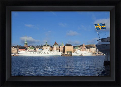Framed Old Town, Stockholm, Sweden Print