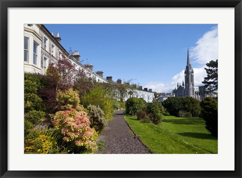 Framed St Coleman&#39;s Cathedral Beyond, County Cork, Ireland Print