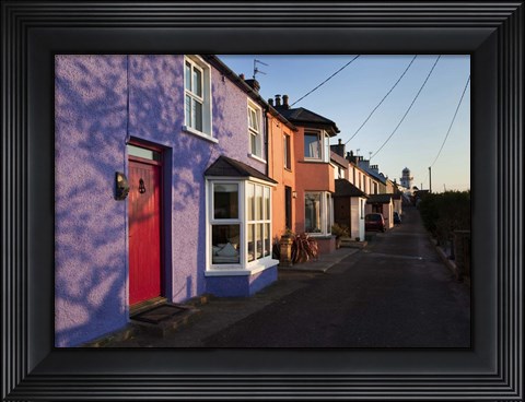Framed Roche&#39;s Point Village and Lighthouse, County Cork, Ireland Print