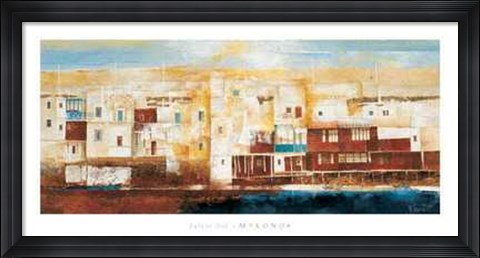 Framed Mykonos Print