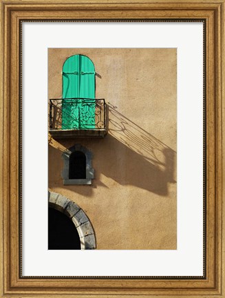 Framed Fishing Village and Artists Colony, Pyrenees-Orientales, France Print