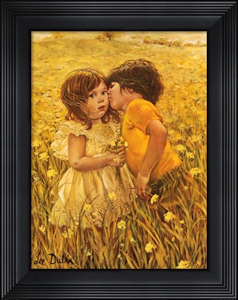 Framed First Kiss Print