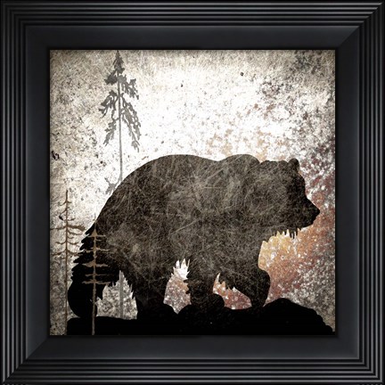 Framed Calling Bear Print