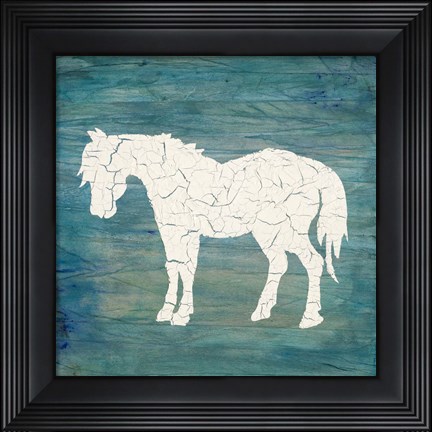 Framed Farm Horse Print