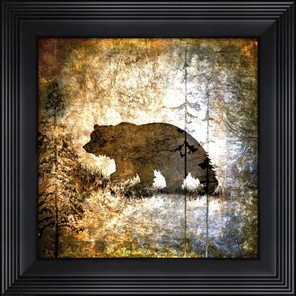 Framed High Country Bear Print