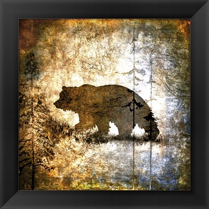 Framed High Country Bear Print