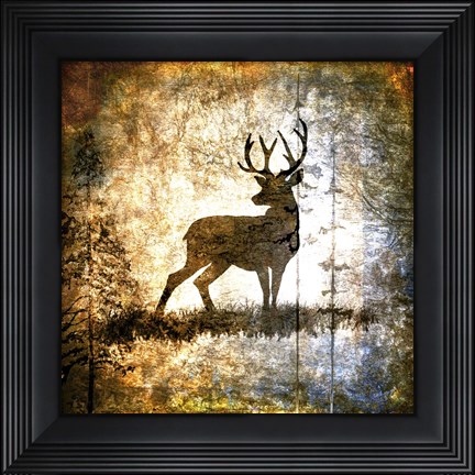 Framed High Country Deer Print