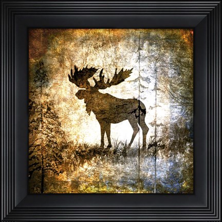 Framed High Country Moose Print