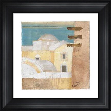 Framed Mediterraneo II Print
