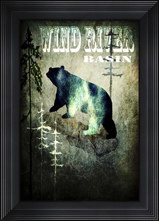 Framed Wind River I Print