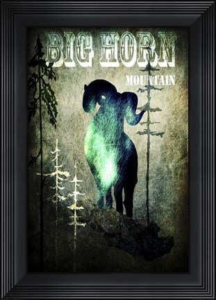 Framed Wind River II Print